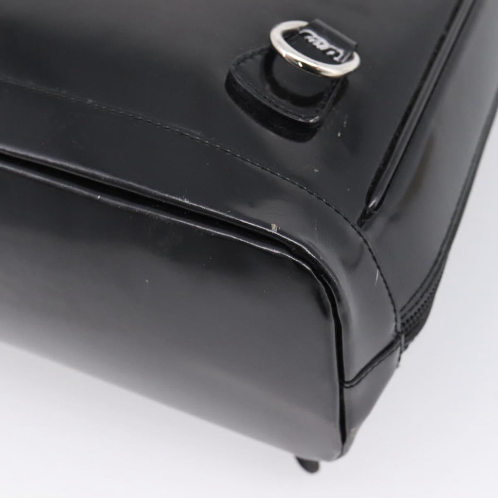 GUCCI Bamboo Shoulder Bag Nylon Black 003 2058 0059 5 Auth ka6673