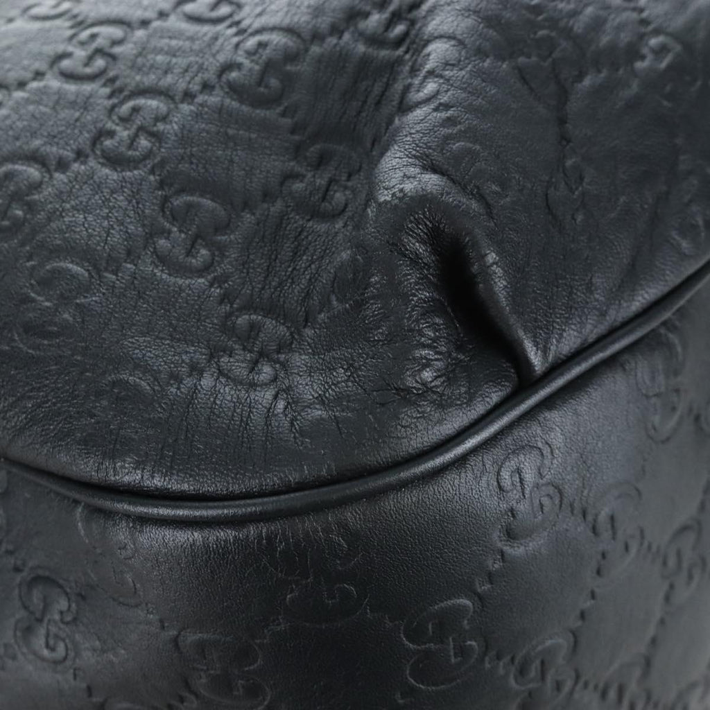 GUCCI GuccissimaGG Horsebit Chain Shoulder Bag Leather 2way 322226 Auth LN097V