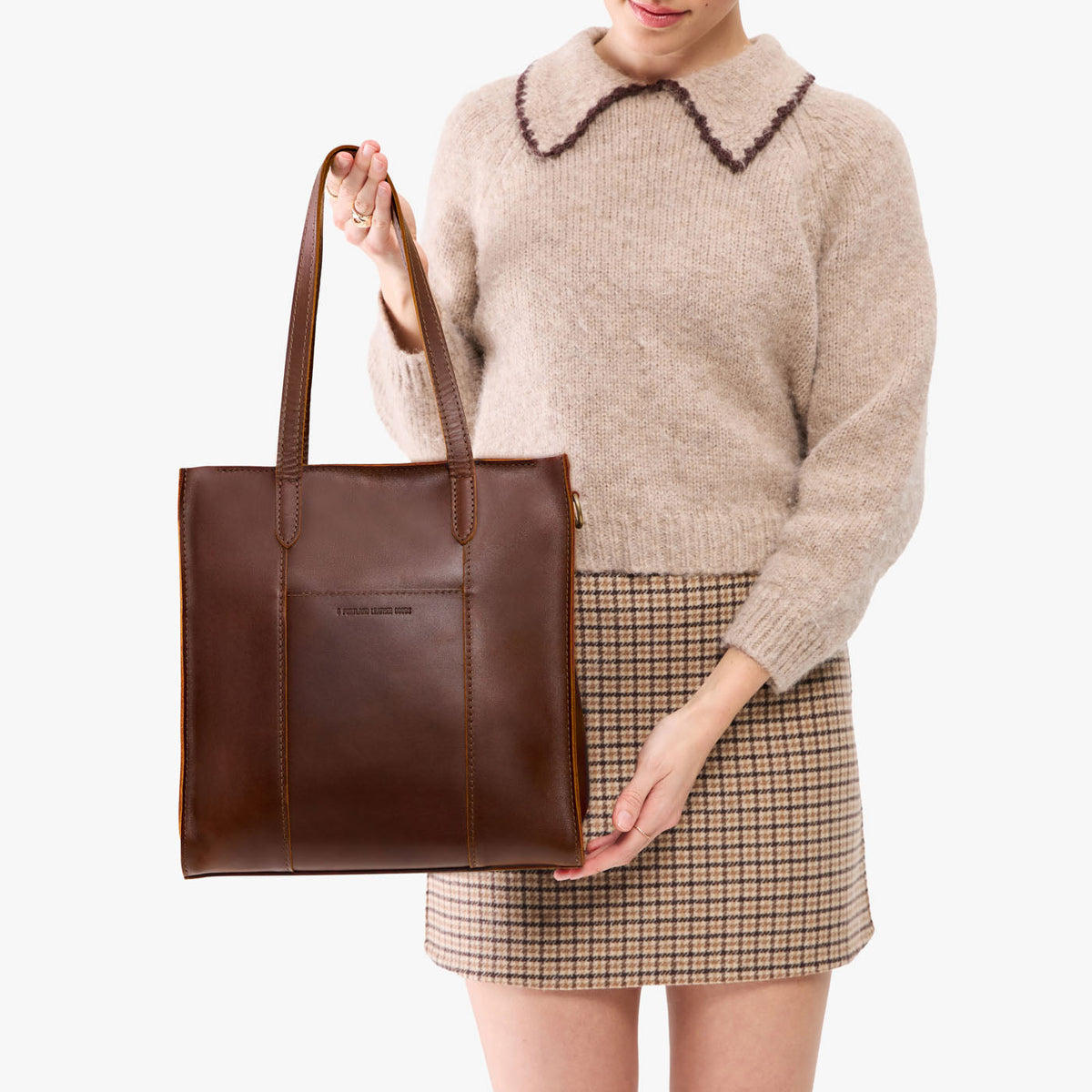 Large Lola Zipper Crossbody Tote
