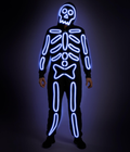 Men's Neon LED Light Up Skeleton Costume