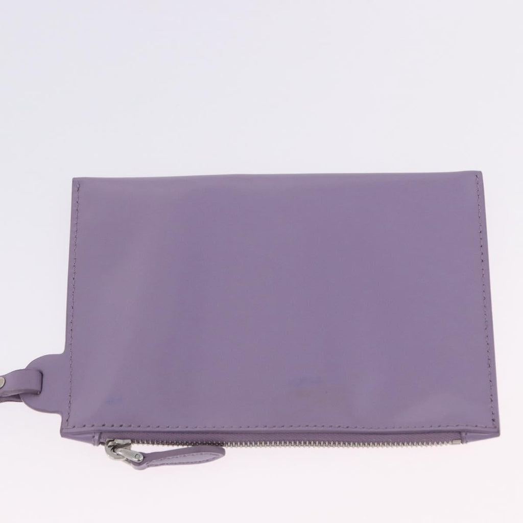 PRADA Hand Bag Mesh Sequins Purple Silver Auth mr2840