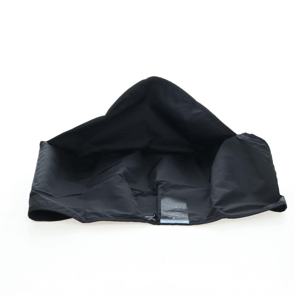 PRADA Balaclava Hat Nylon Black Silver Auth mr2932