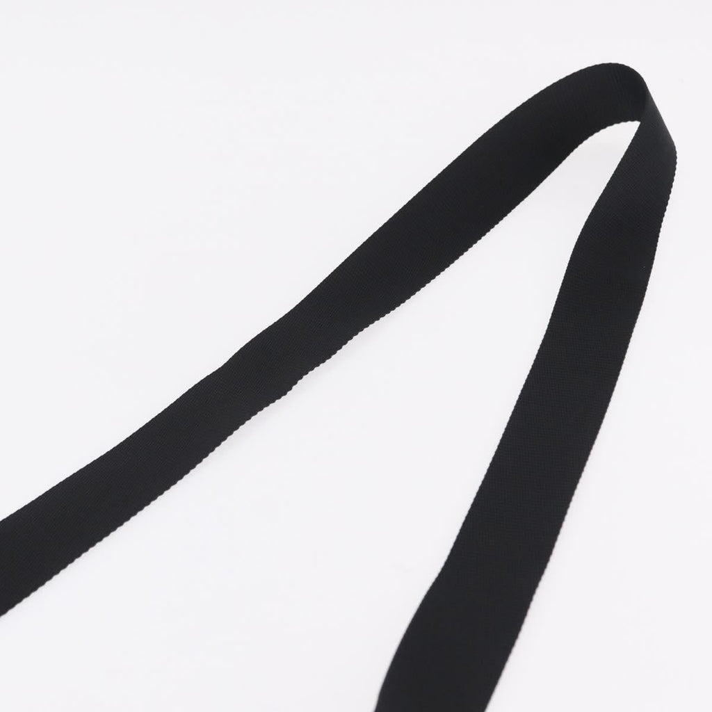 PRADA Shoulder Bag Nylon Black Silver Auth mr3036A