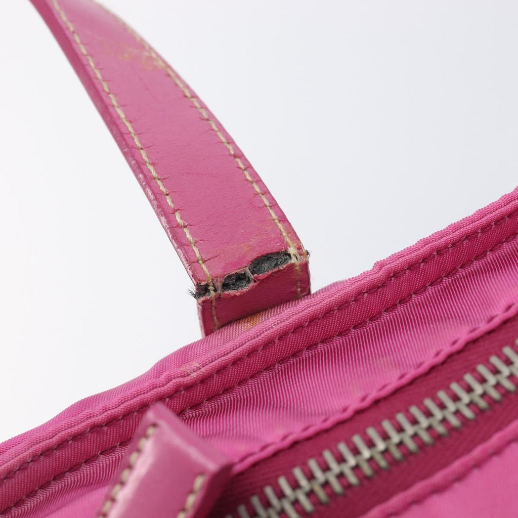 PRADA Tote Bag Nylon 2 Set Pink Black Auth mr3075