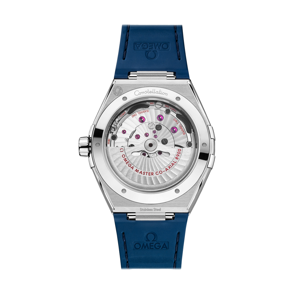 Constellation 41mm - White on Leather Strap