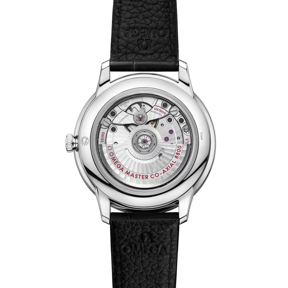 De Ville Prestige 40mm - Black on Leather Strap