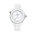 Seamaster Diver 300M Milano Cortina 2026 43.5mm - White on Rubber Strap