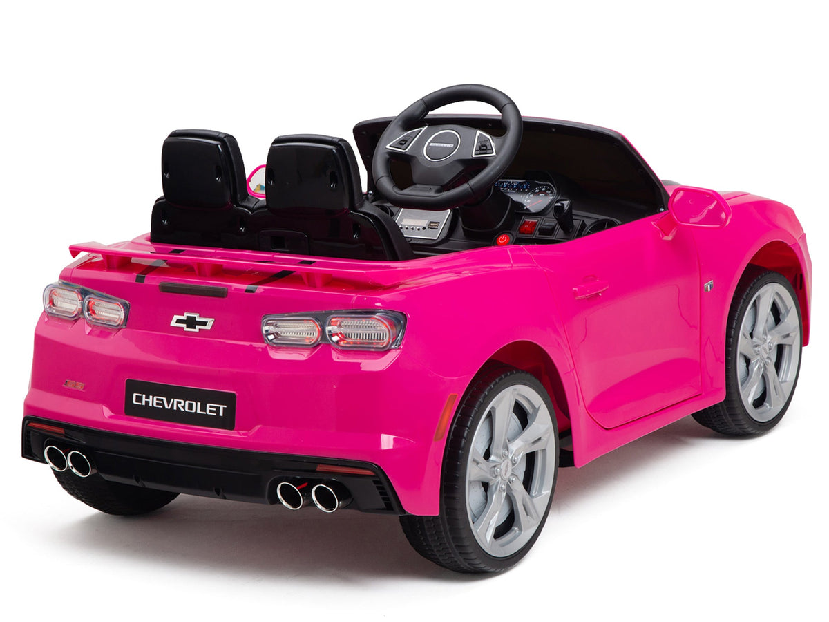 12V Chevrolet Camaro 2SS Kids Ride On Car with Remote Control - Pink