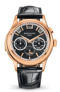 Patek Philippe Grand Complications submodel Rose Gold Black Dial 5208R-001