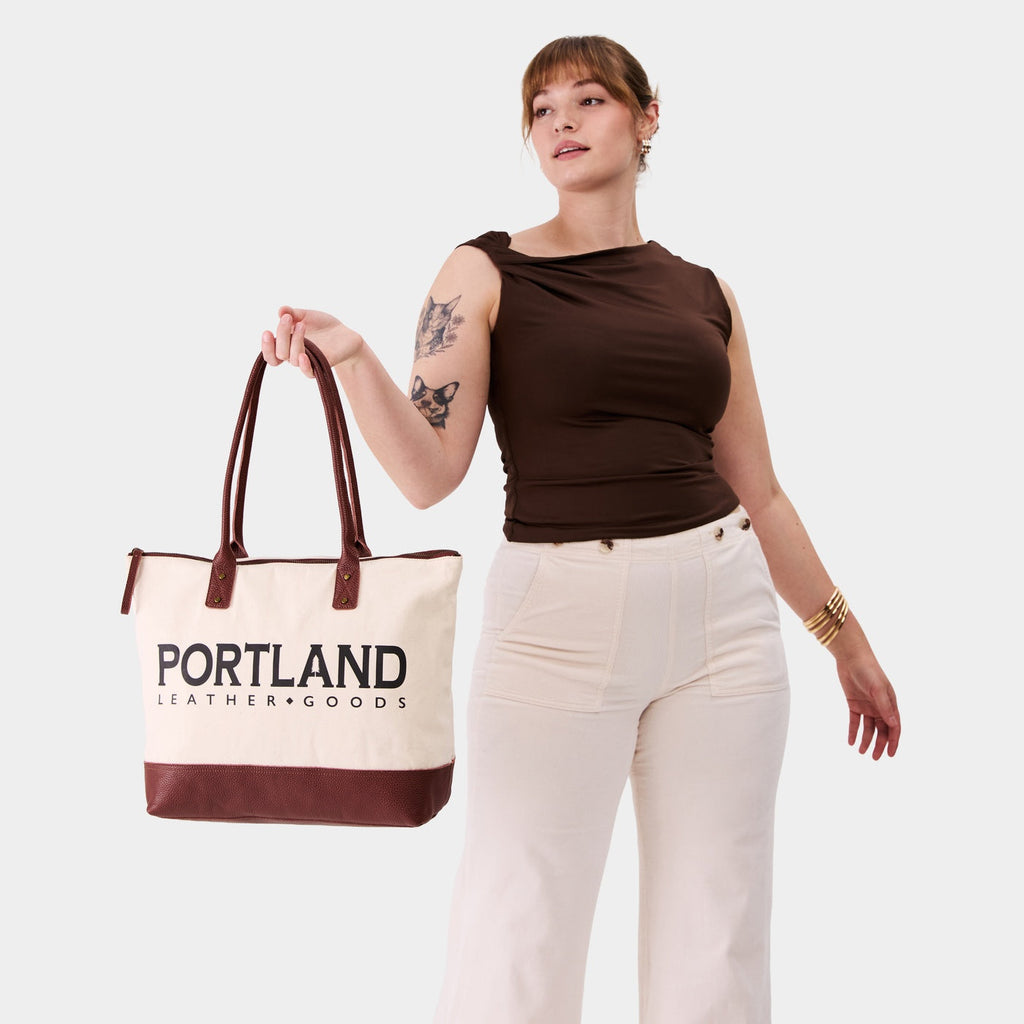 Signature Canvas Tote Bag