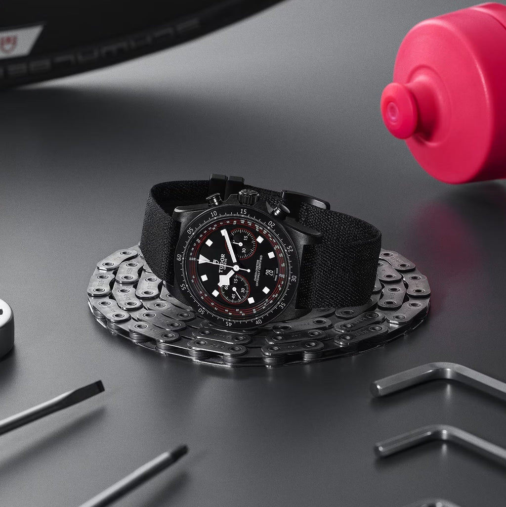 Pelagos FXD Chrono Carbon Composite 43mm - Black on Fabric Strap