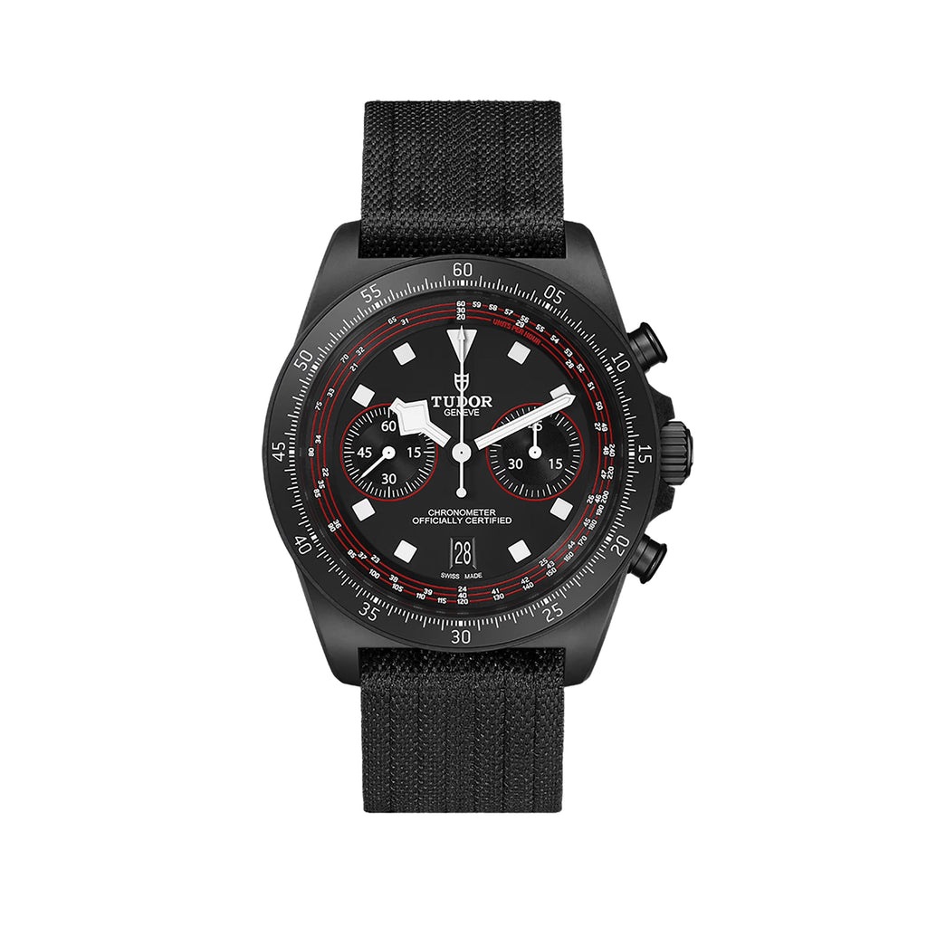 Pelagos FXD Chrono Carbon Composite 43mm - Black on Fabric Strap