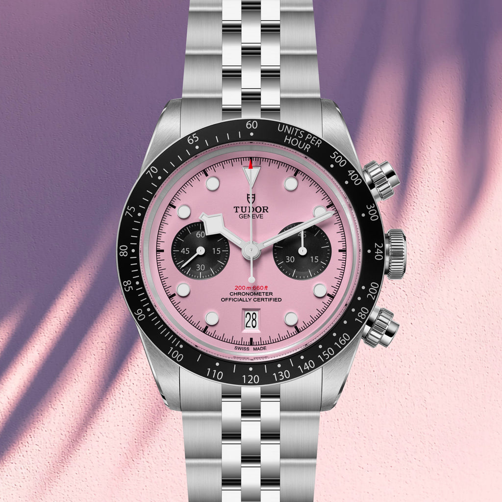 Black Bay Chrono 41mm - Pink on Bracelet