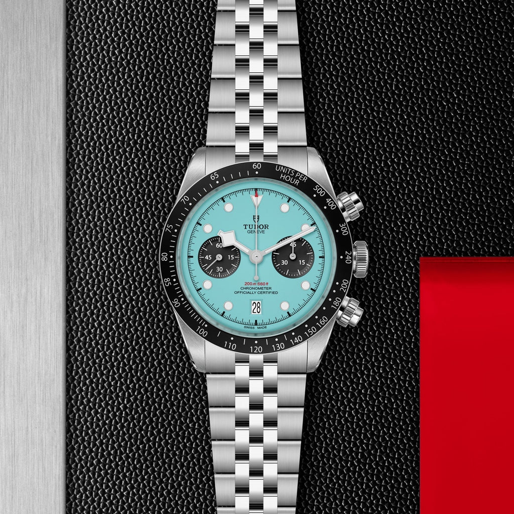 Black Bay Chrono 41mm - Turquoise on Bracelet
