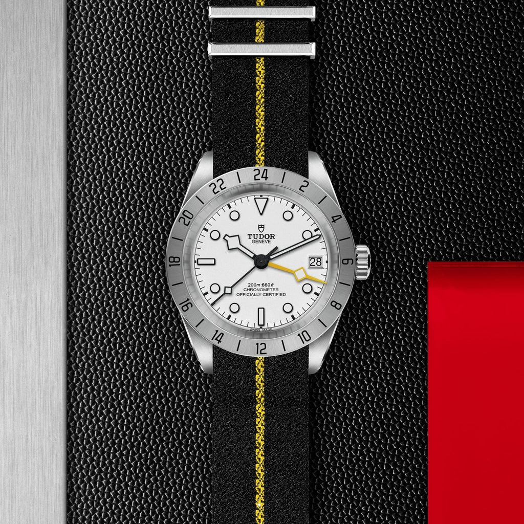 Black Bay Pro GMT 39mm - Opaline on Fabric Strap