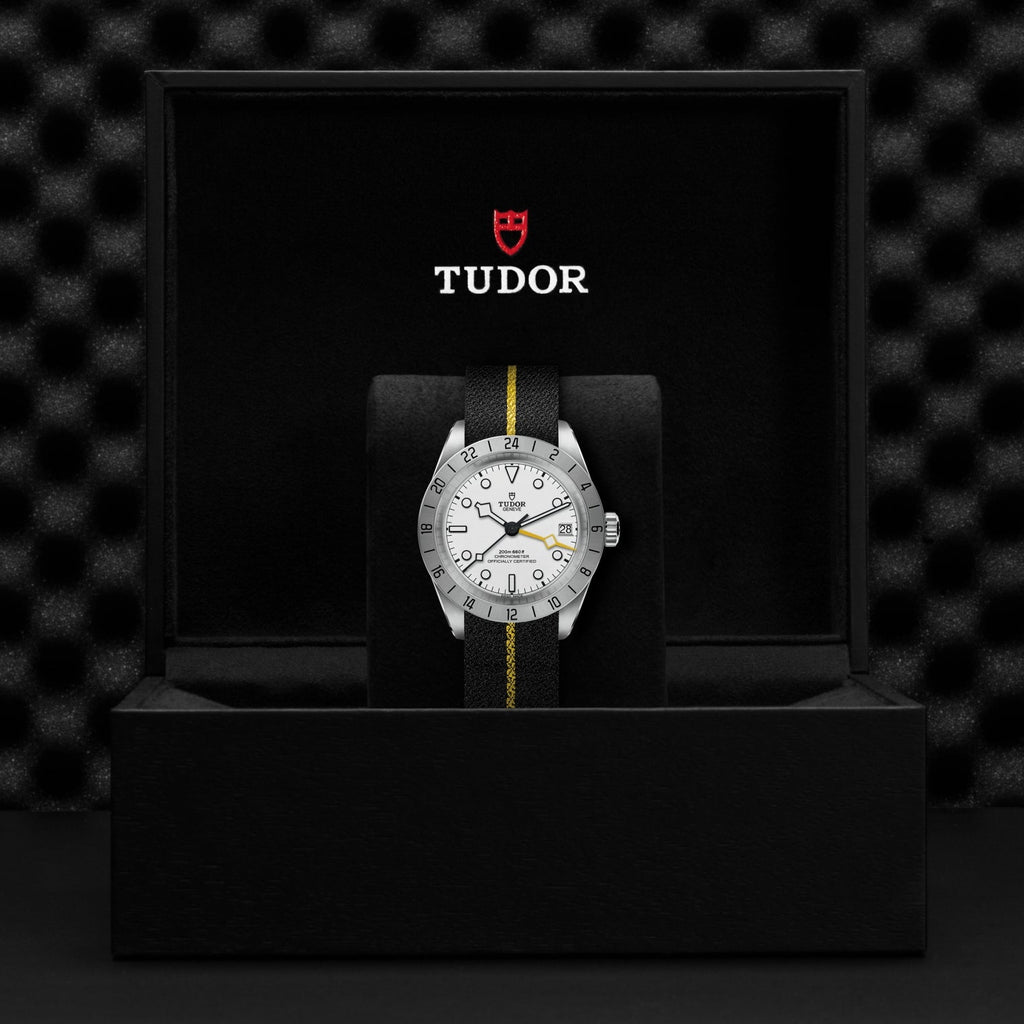 Black Bay Pro GMT 39mm - Opaline on Fabric Strap