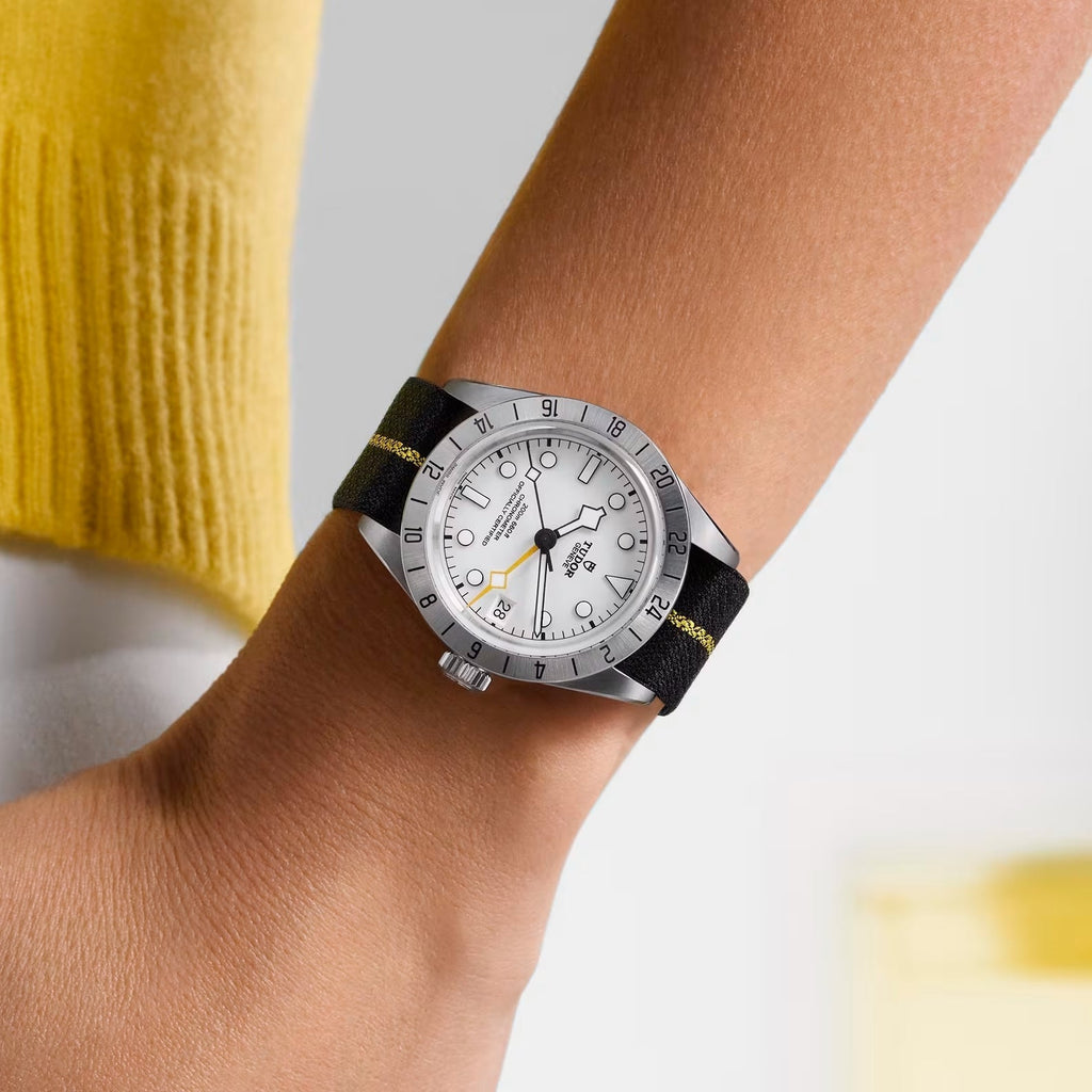 Black Bay Pro GMT 39mm - Opaline on Fabric Strap