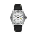 Black Bay Pro GMT 39mm - Opaline on Rubber/Leather Strap