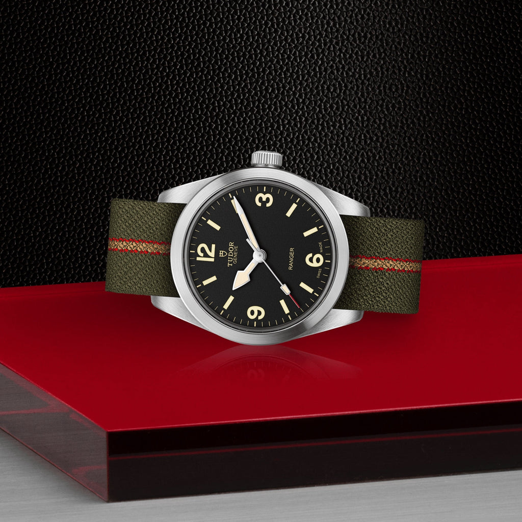 Ranger 36mm - Black on Fabric Strap