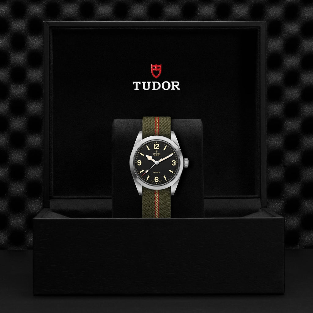 Ranger 36mm - Black on Fabric Strap