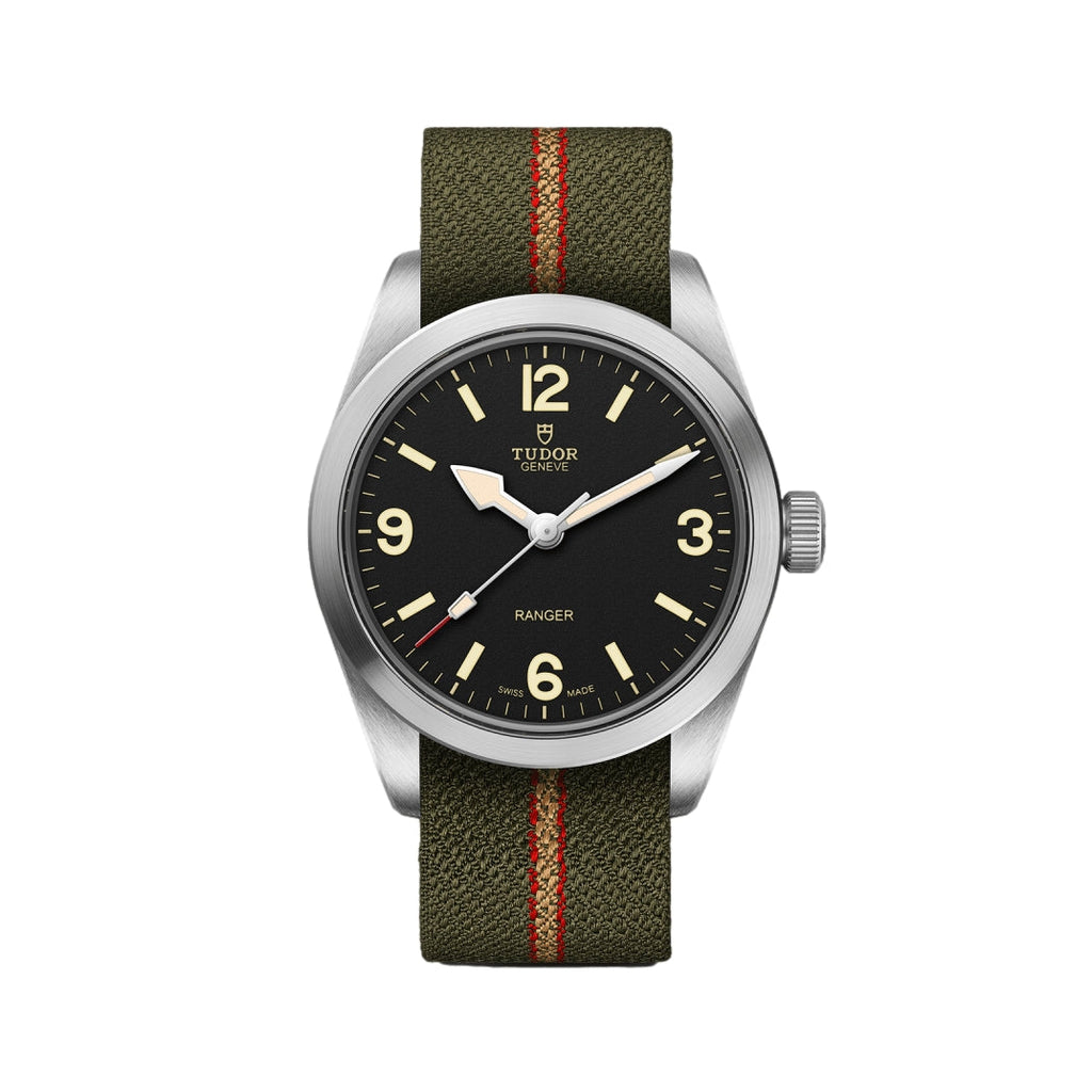 Ranger 36mm - Black on Fabric Strap