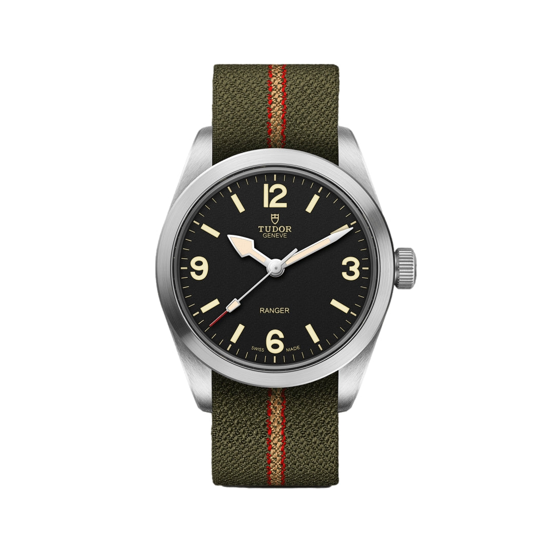 Ranger 36mm - Black on Fabric Strap