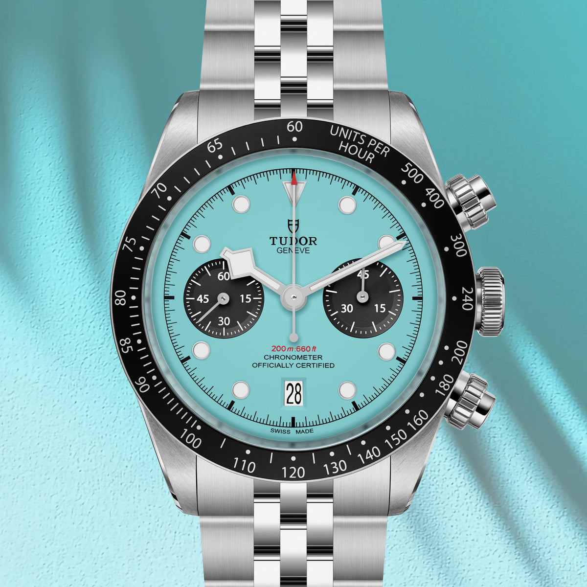Black Bay Chrono 41mm - Turquoise on Bracelet