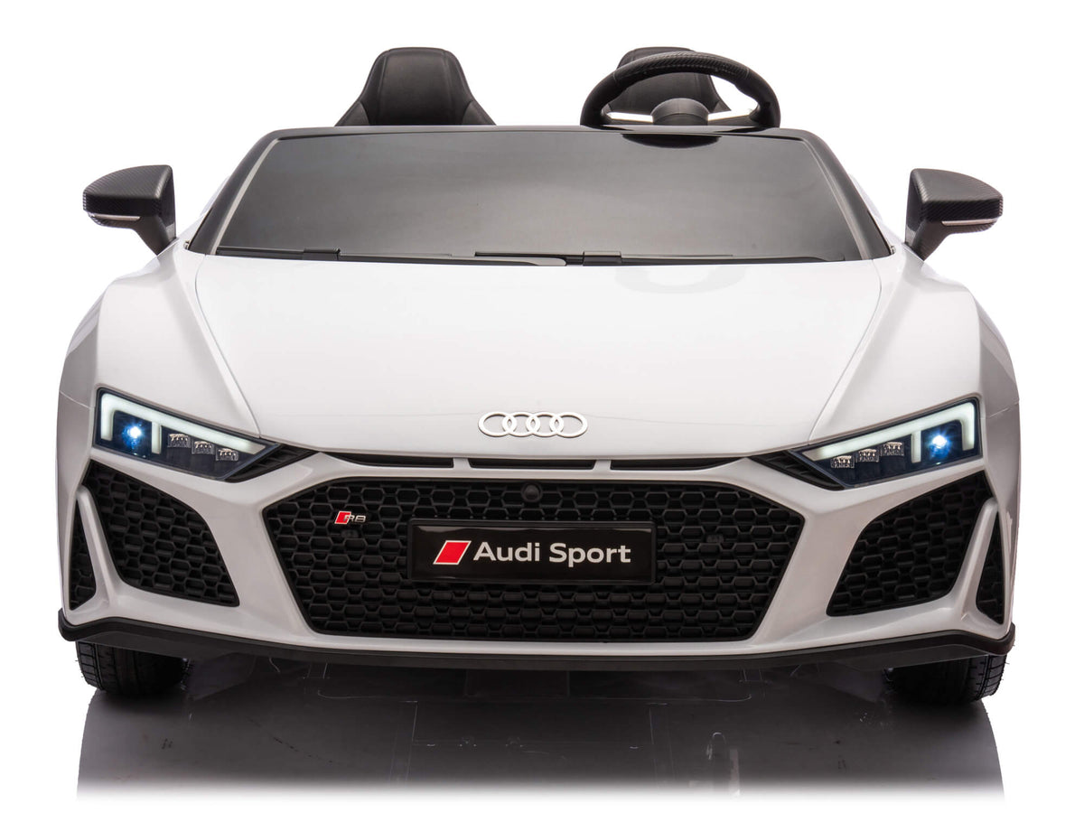 24V Audi R8 Spyder 2 Seater Ride on Car for Kids - White