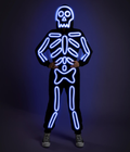 Women's Neon LED Light Up Skeleton Costume