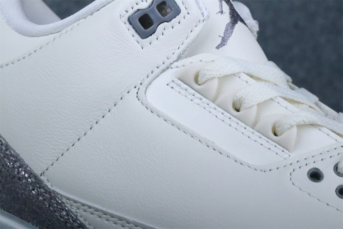 Wmns Air Jordan 3 Retro 'Sail Metallic Silver'